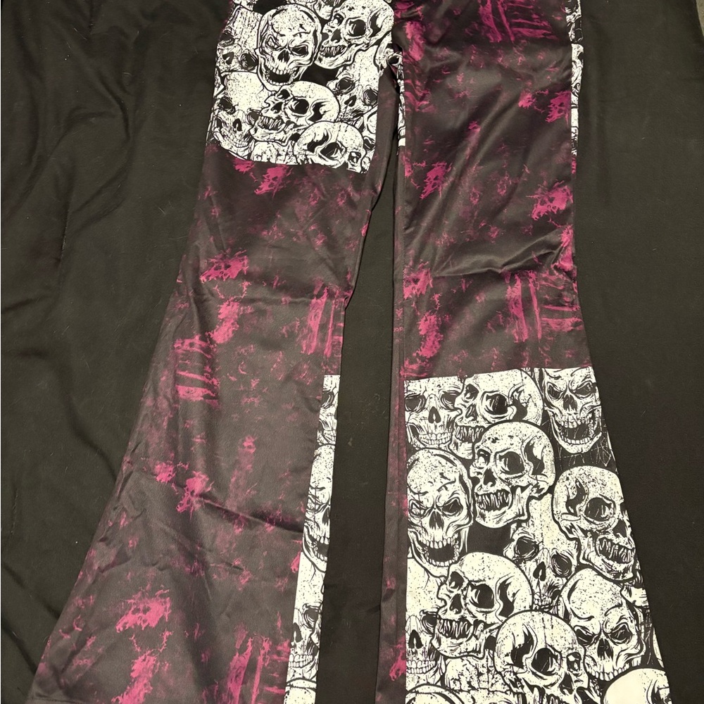 Skull Print Bottoms